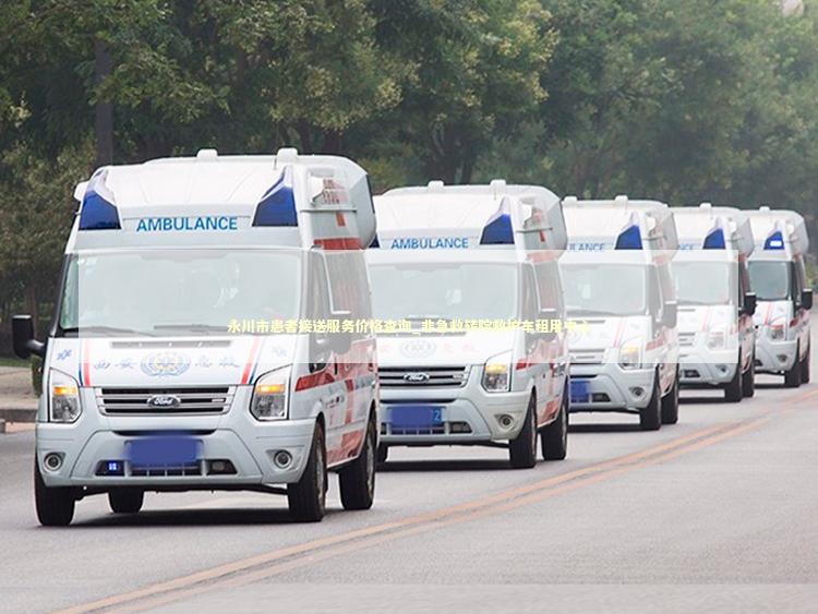 永川市患者接送服务价格查询_非急救转院救护车租用中心 医护人员素养