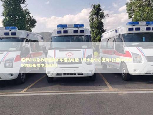 临沂市非急救转运救护车租赁电话（沂水县中心医院1公里内24小时救援服务电话预约） 救护车资质指南